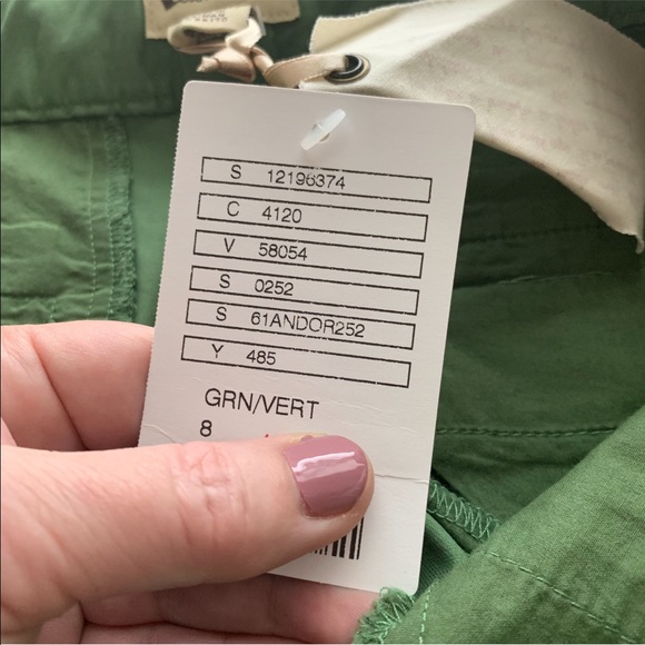 Anthropologie Elevenses Green Skirt 8 NWT - Picture 6 of 8